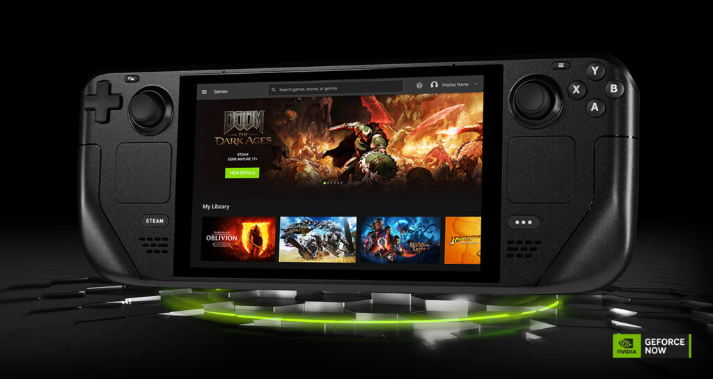 steam deck geforce now