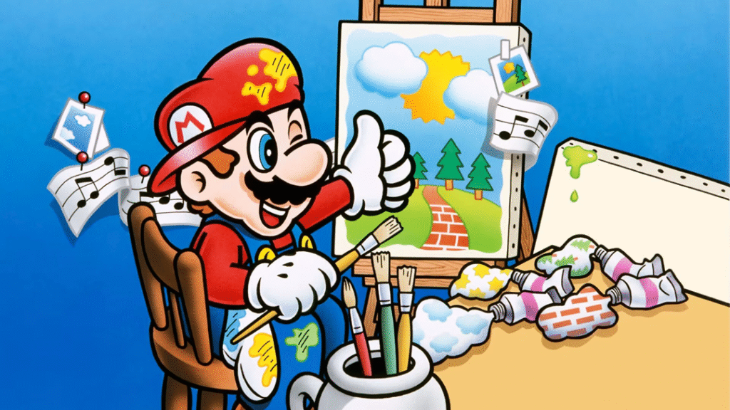 mario paint cover