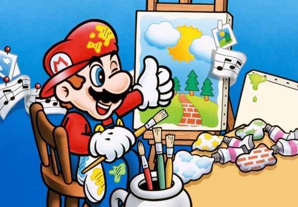 mario paint cover