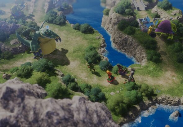 Dragon Quest VII Reimagined world