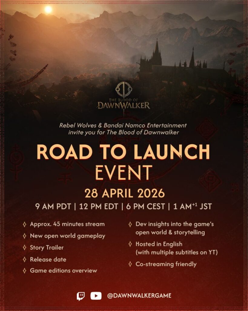 the blood of dawnwalker reveal launch