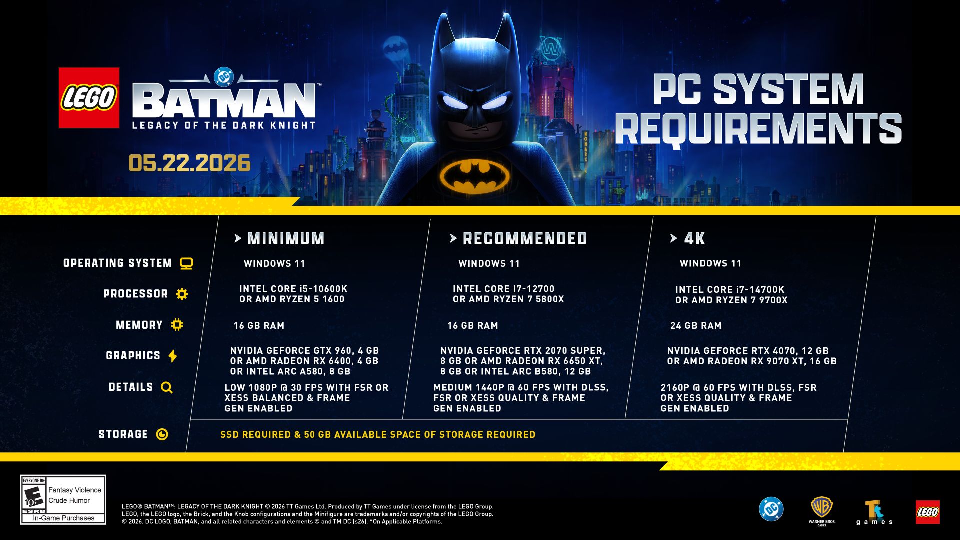 lego batman pc specs