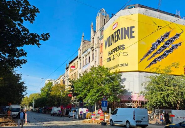 PS5 Wolverine billboard